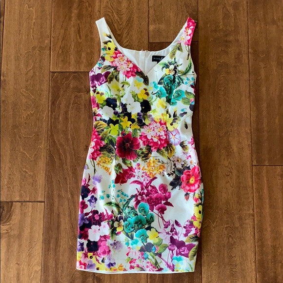 marciano floral dress